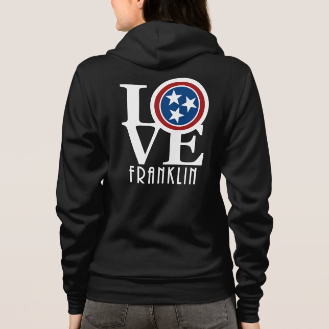 Veste À Capuche LOVE Franklin Tennessee (Dos)