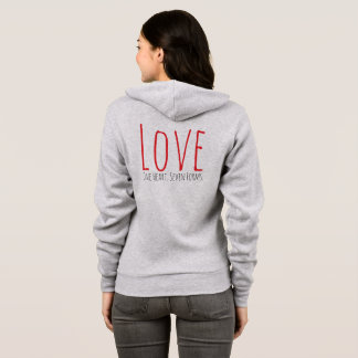 Veste À Capuche Love - One Heart. Seven Forms T-Shirt