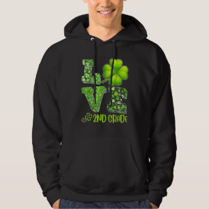 Veste À Capuche Love Second Grade Happy St Patrick S Day Irlandais