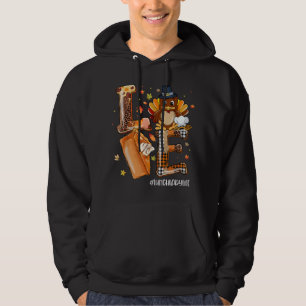 Veste À Capuche LOVE Turquie Pèlerin Citrouille Pie Déjeuner Lady