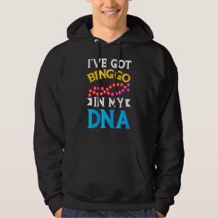 Veste À Capuche Lucky Bingo Jeu Bingo Dna Caller Card Joueur Appa