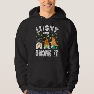 Veste À Capuche Lucky Et Je Gnome It St Patrick S Jour 3 Gnomes Sh