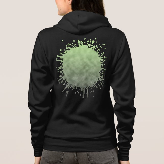 Veste À Capuche Lumière de feuille de brume (Dos)
