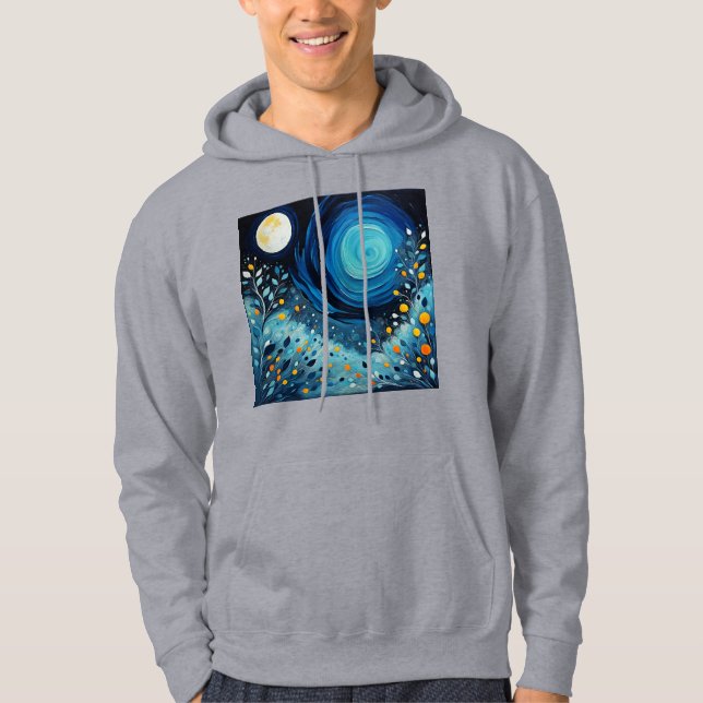 Veste À Capuche Lune Dans Le Jardin 804 (Devant)