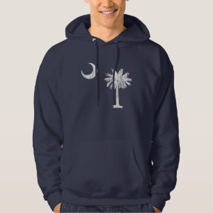 Veste À Capuche Lune de Palmetto de la Caroline du Sud