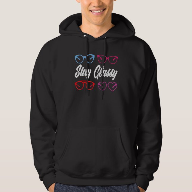 Veste À Capuche Lunettes Classy Stay Optométrie Opticien Optométri (Devant)