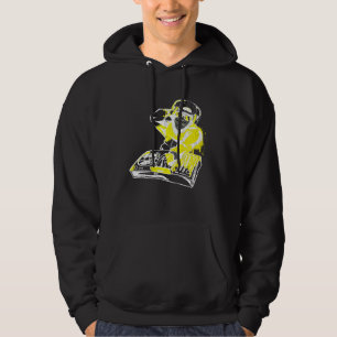 Veste À Capuche Lunettes de soleil de fête de musique DJ Monkey Fu