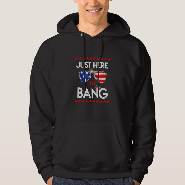 Veste À Capuche Lunettes De Soleil Pour Bang Le Feu (Devant)