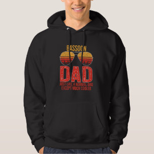 Veste À Capuche Lunettes de soleil rétro pour papa Bassoon pour la