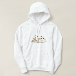 Veste À Capuche Lunio Cozy Morning Coffee endormi - Mignon Kawaii