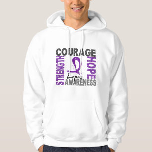 Veste À Capuche Lupus d'espoir de courage de force