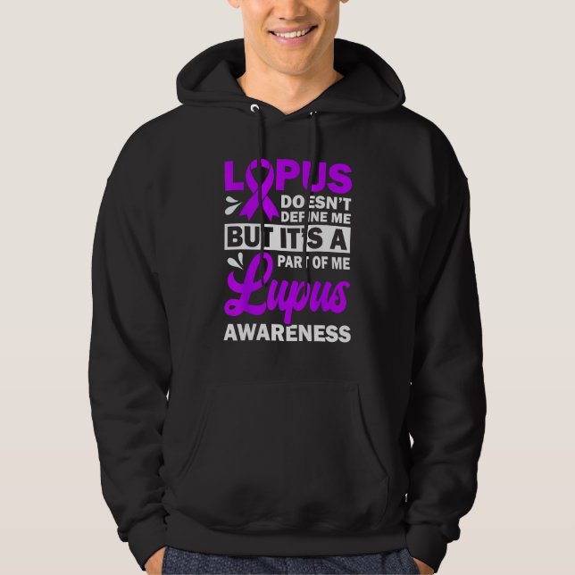 Veste À Capuche Lupus Doesn't Define Me But It's A Part Of Me (Devant)
