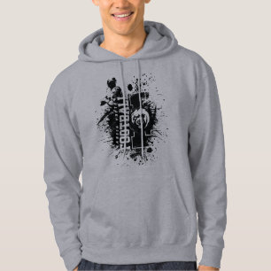 Veste À Capuche LYFL 04 Logo Lassen Grunge Noir Homme