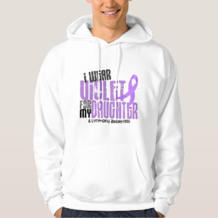 Veste À Capuche Lymphome de Hodgkins je porte la violette pour ma