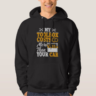 Veste À Capuche Ma boîte à outils coûte plus cher que votre mécani