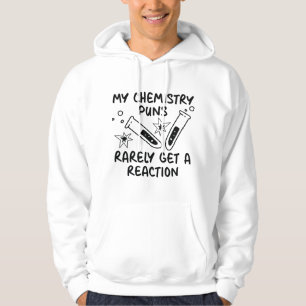Veste À Capuche Ma Chimie Puns Rarement Obtenir Une Réaction