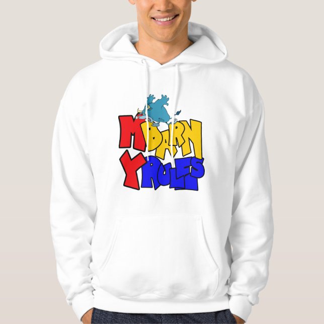 Veste À Capuche Ma grange Mes règles Bull (Devant)