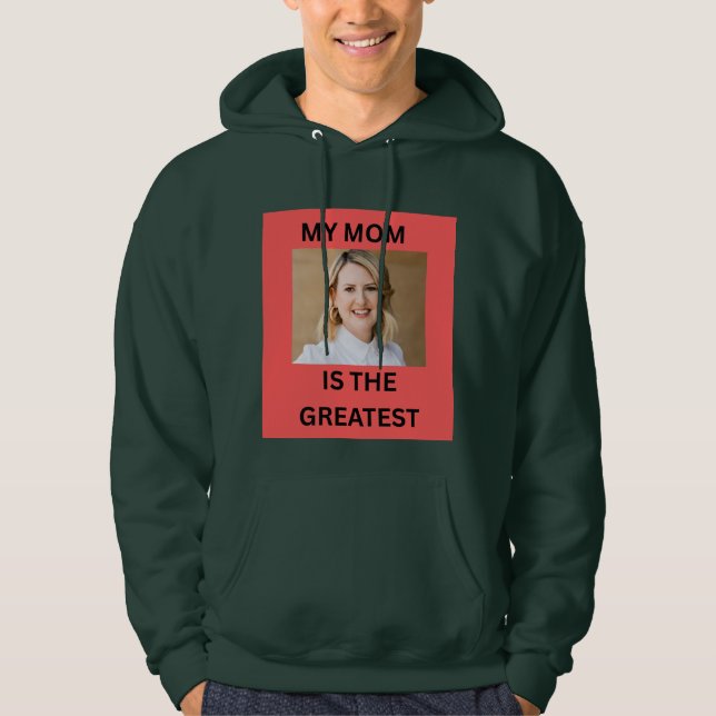 VESTE À CAPUCHE MA MÈRE EST LA MEILLEURE (Devant)