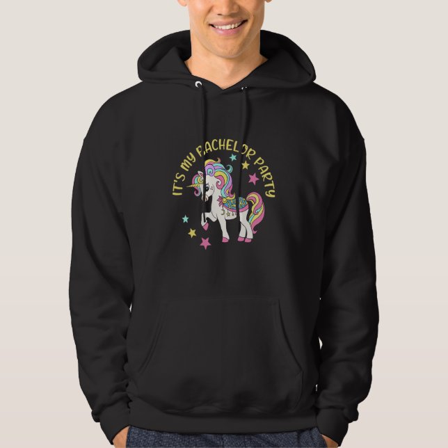 Veste À Capuche Ma soirée d'enterrement de vie de garçon pour soir (Devant)