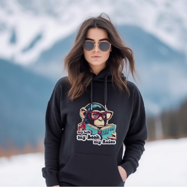 Veste À Capuche Ma vie Mon livre Mes règles Drôle cadeau sarcastiq (Créateur téléchargé)