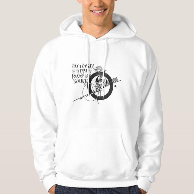 Veste À Capuche Ma voix est ma voix préférée (Devant)