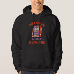 Veste À Capuche Machine à sous Ils me voient Machine de jeu de cas