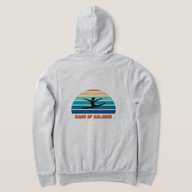 Veste À Capuche Made of Balance – Minimal Statement T-Shirt (Couchage Retour)