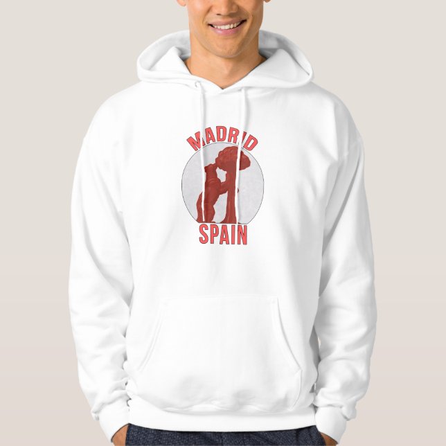 Veste À Capuche Madrid Espagne (Devant)