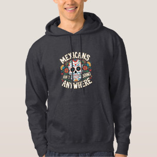 Veste À Capuche MAGA Mexicains ne vont nulle part dans le crâne de