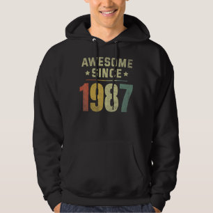 Veste À Capuche Magnifique depuis 1987 35e anniversaire Retro Homm