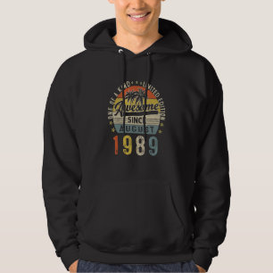 Veste À Capuche Magnifique depuis août 1989 Vintage 33ème annivers