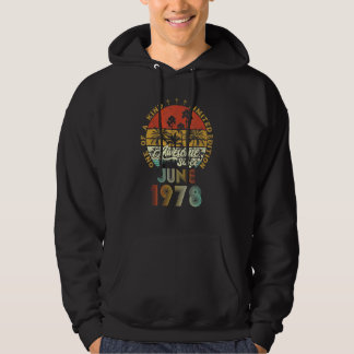 Veste À Capuche Magnifique Depuis Juin 1978 44 Ans 44ème Anniversa
