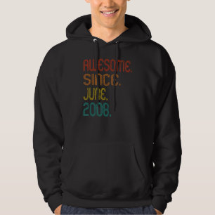 Veste À Capuche Magnifique depuis juin 2008 14e anniversaire Vinta