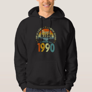 Veste À Capuche Magnifique depuis mars 1990 Vintage 32e anniversai