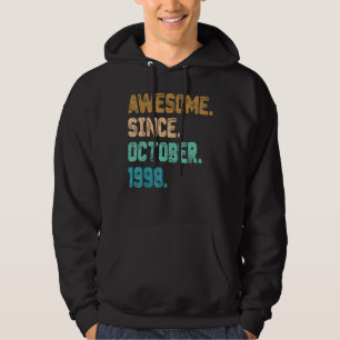 Veste À Capuche Magnifique depuis octobre 1998 Vintage 24e anniver