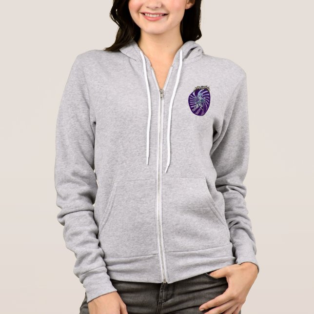 Veste À Capuche Magnifique licorne mythique (Devant)