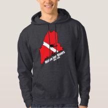 Maineiac Divers Silhouette Logo Dark Sweatshirt