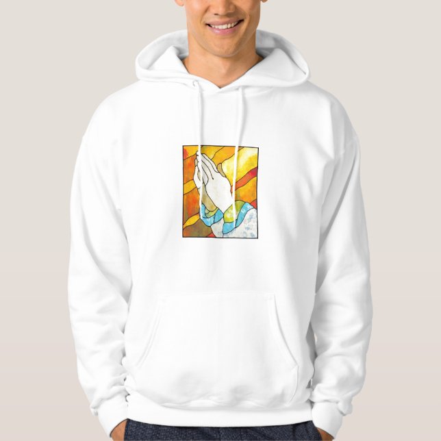 Veste À Capuche Mains de prière (Devant)
