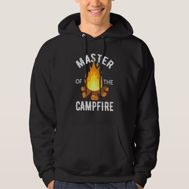 Veste À Capuche Maître De Camping Camping Adventure Fun Campe (Devant)