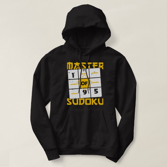 Veste À Capuche Maître Sudoku Sudoku Champion Math Jeu Joke Sa (Design devant)