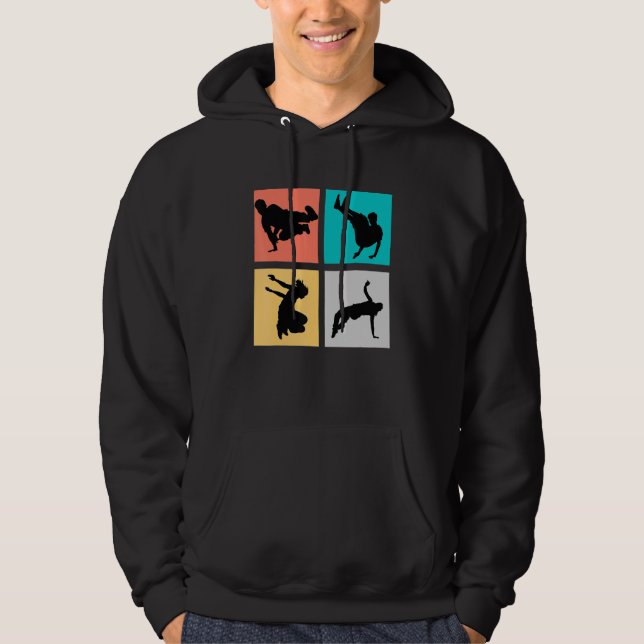 Veste À Capuche Maîtrise du Parkour (Devant)