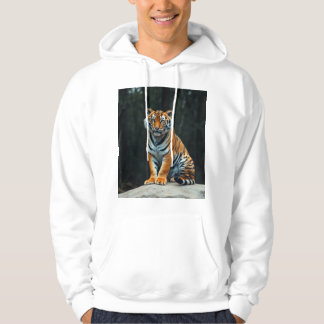 Veste À Capuche "Majestic Bengal Tiger Sweatshirt : l'élégance for