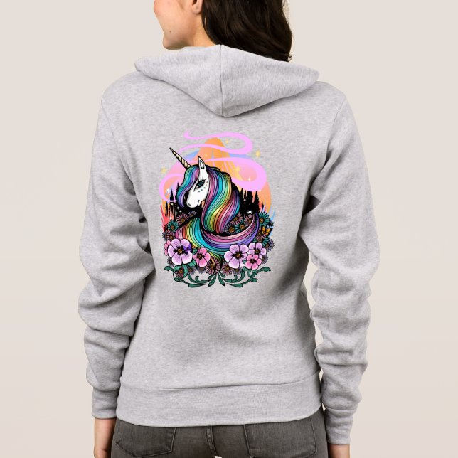 Veste À Capuche Majestic Unicorn (Dos)
