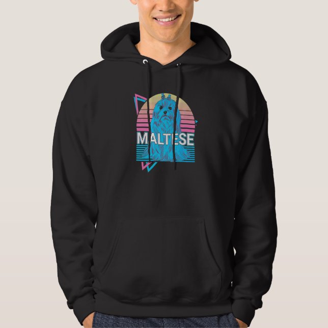 Veste À Capuche Maltais Rétro   (Devant)