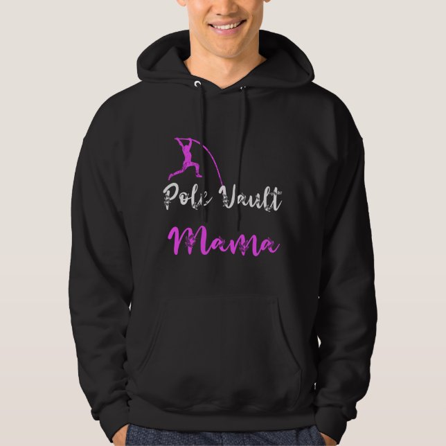 Veste À Capuche Mama de saut à la perche Athlétisme Mère sauteuse  (Devant)