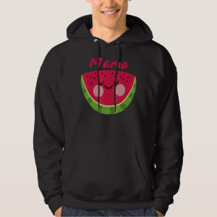Veste À Capuche Mama Watermelon Fruit d'été Fruit Grande fête des