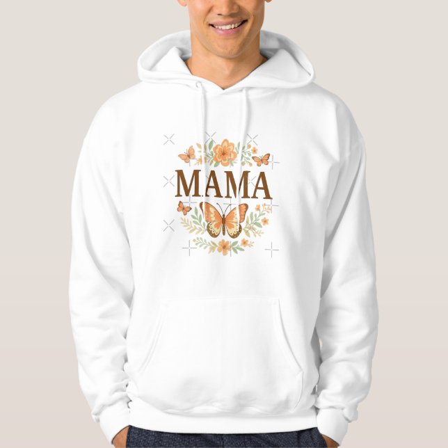 Veste À Capuche MAMA & X : Le modèle d'amour inconditionnel (Devant)