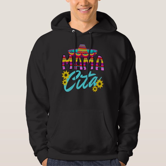 Veste À Capuche Mamacito Cinco De Mayo Femmes Mexique Fêtons 5 (Devant)
