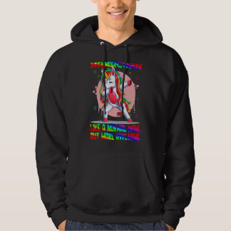 Veste À Capuche Mamacorn Comme Une Maman Normale Dabbing Unicorn M
