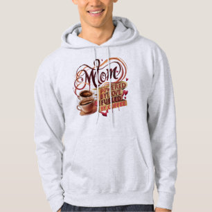 Veste À Capuche Maman — Alimenté par l'amour, alimenté par le café